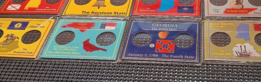 State Coin Display Cases (20)